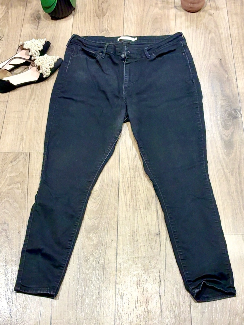 Classic Black Women's Jeans - Stretch Skinny